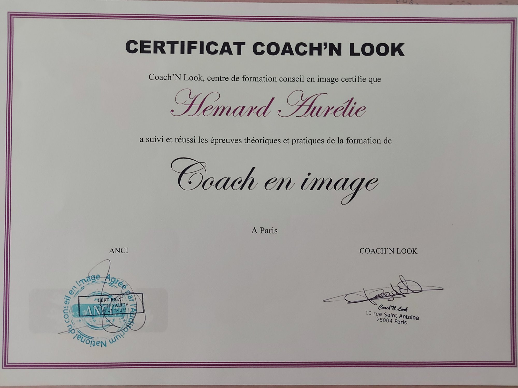 diplôme de coach en relooking